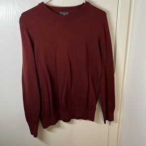 H&M Maroon Medium Slim Fit Sweater Long Sleeve